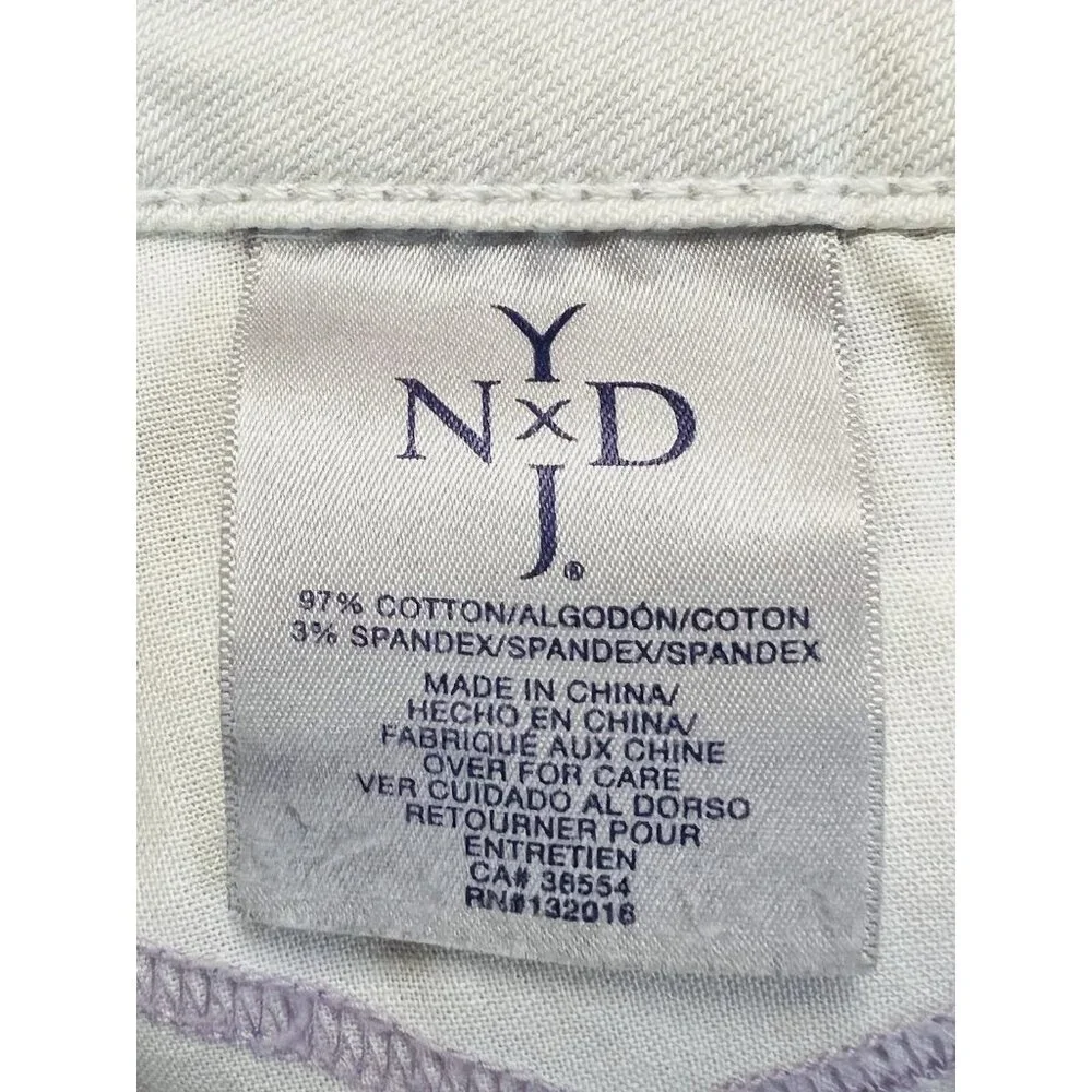 NYDJ‎ Women's Ankle Jeans Gray Wash Denim Lift Tuck Technology Slim Leg Size 8 - Picture 8 of 13